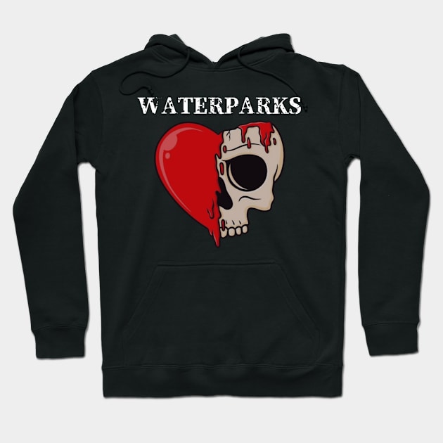 Waterparks / Skull Love Style Hoodie by bentoselon